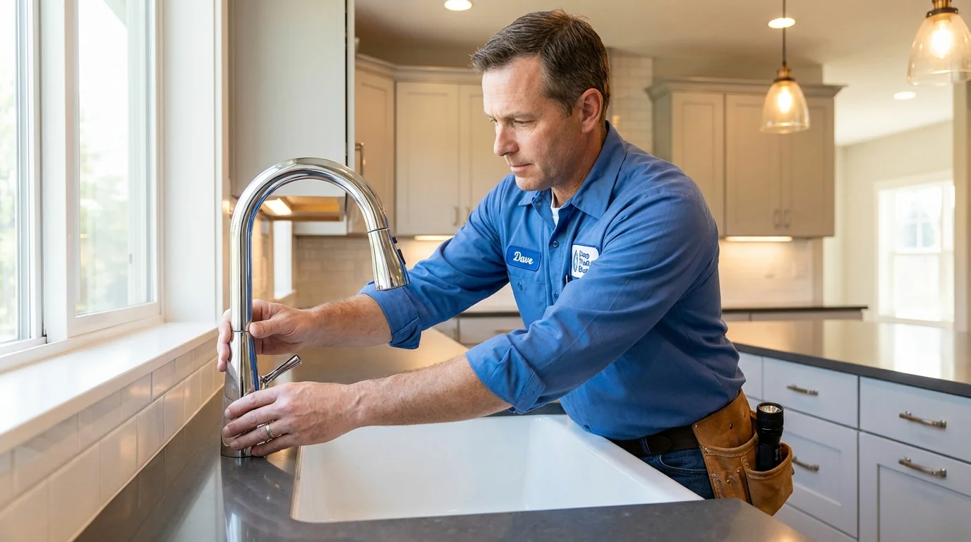 Kitchen faucet installation by Johns Plumbing LLC in Limon